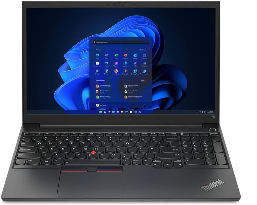 Lenovo ThinkPad E15 Gen 4 Core i5-1235U, 8GB DDR4, 512GB SSD - Bag | Black Lenovo ThinkPad E15 Gen 4 Core i5-1235U, 8GB DDR4, 512GB SSD - Bag | Black